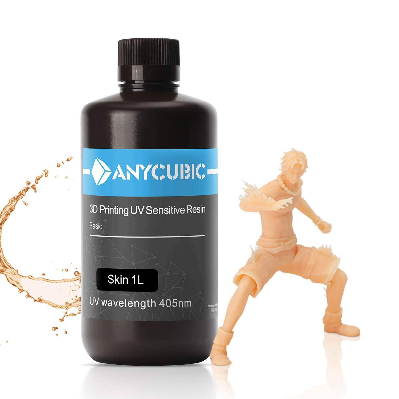 

Фотополимерная смола (UV Resin) Anycubic Basic 1, телесный