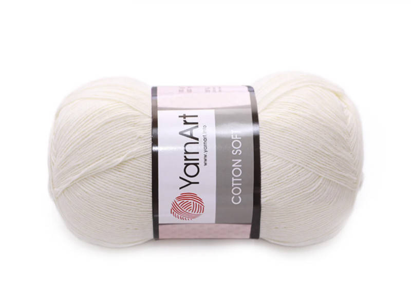 

YarnArt Cotton Soft, Крем №03, Молочный
