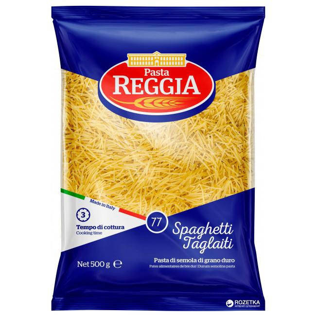 

М/в Вермішель №77 Spaghetti Tagliati 500г REGGIA (1/24)
