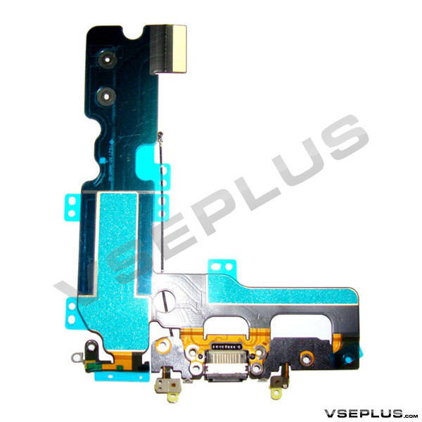 

Шлейф Apple iPhone 7 Plus, с микрофоном, с разъемом на зарядку, черный