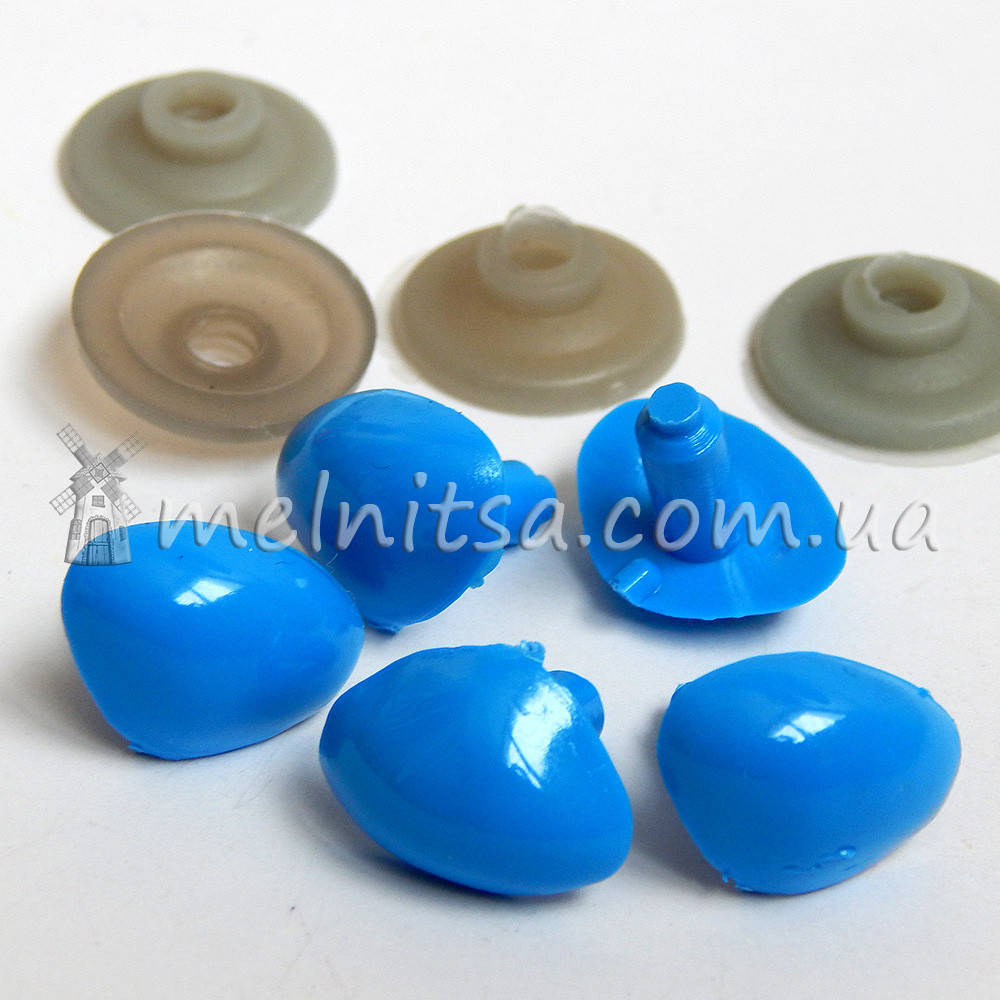 

Носик для мишек Тедди и др. мягких игрушек 18х13 см + крепление, синий