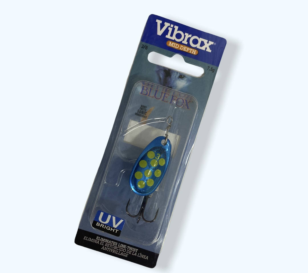 

Блесна вертушка светонакопительная BLUE FOX UV 7.5 г. 06, Синий
