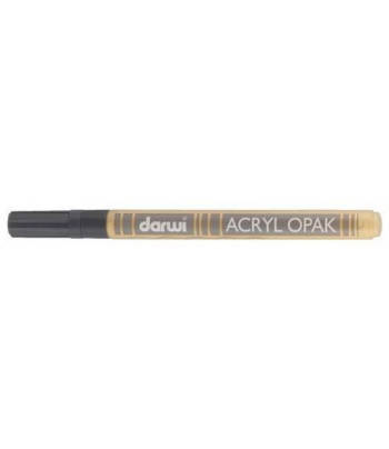 

Маркер акриловый покрывной, ЗОЛОТО, 1 мм, DARWI Acryl Opak