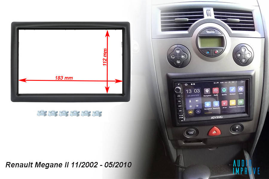 

Перехідна рамка для 2 Din Renault Megane II Переходная рамка