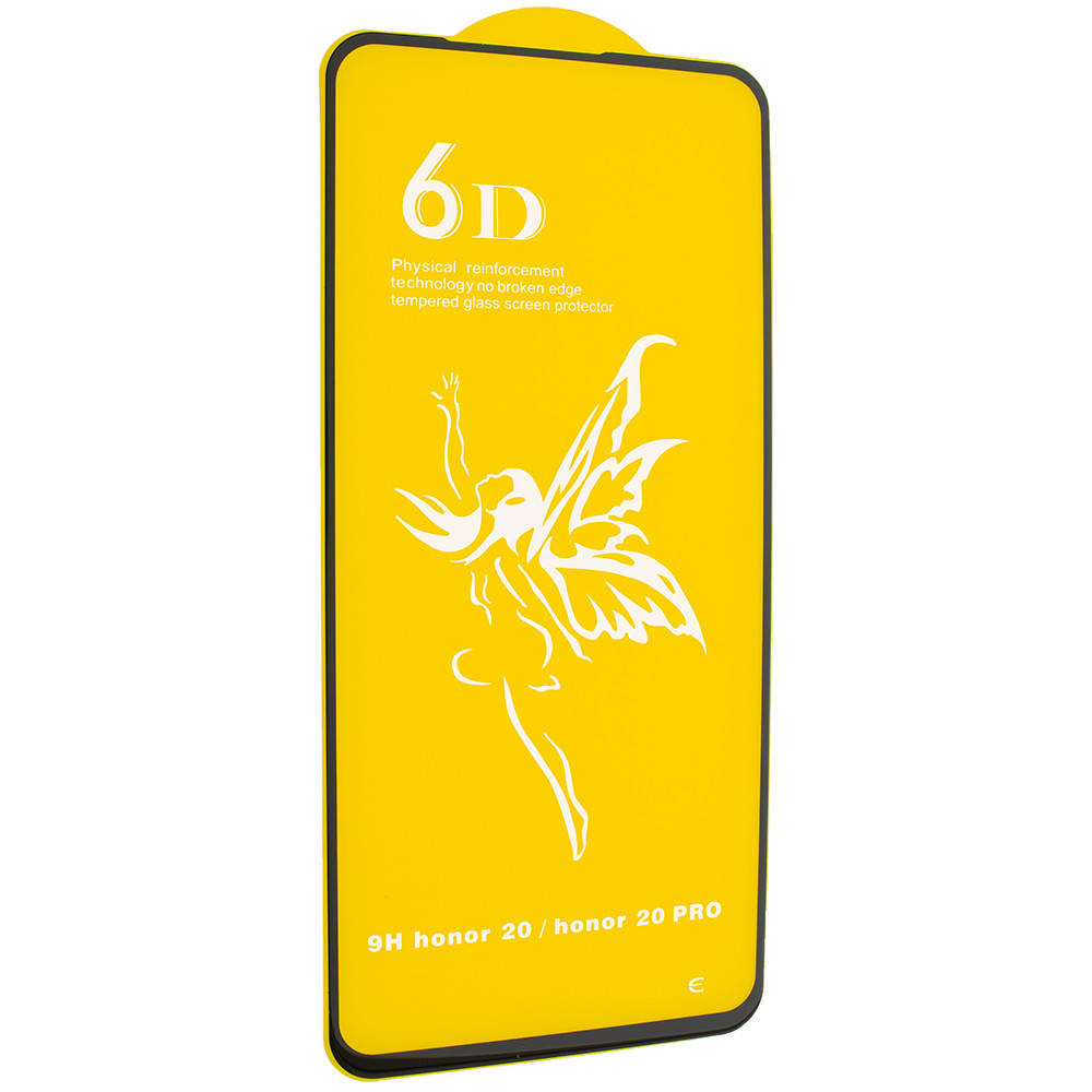 

Стекло 6D Huawei Nova 5T 2019 черное - защитное, premium, Черный