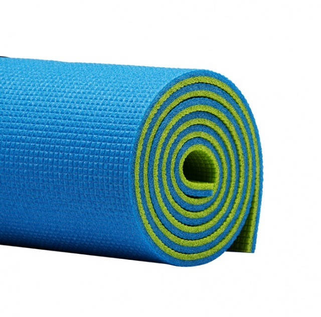 

Килимок для фітнесу IVN двошаровий 1800х600х11мм синьо-зелений