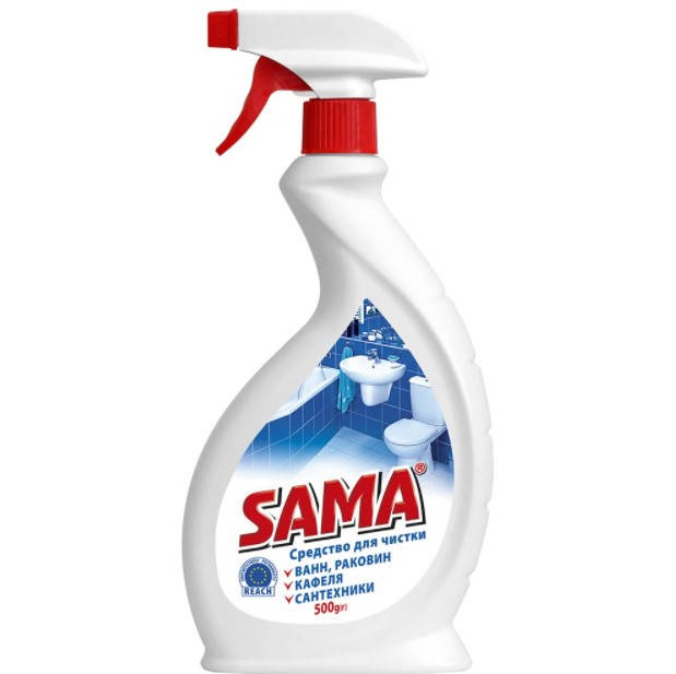 

Спрей для чищення ванни SAMA, 500 г
