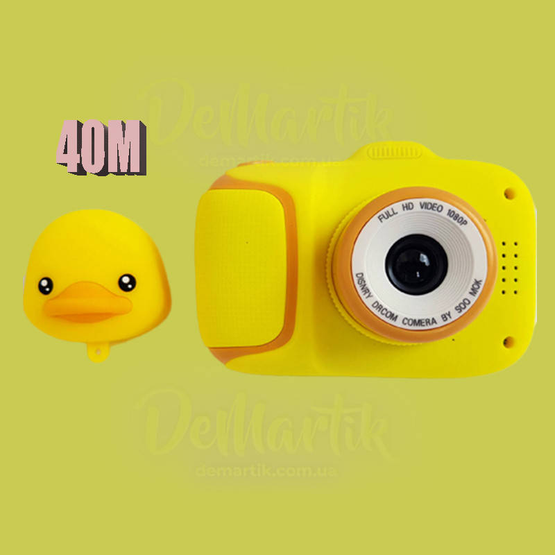 

40М Детский цифровой мини фотоаппарат Cartoon Camera X11 Утенок Duck