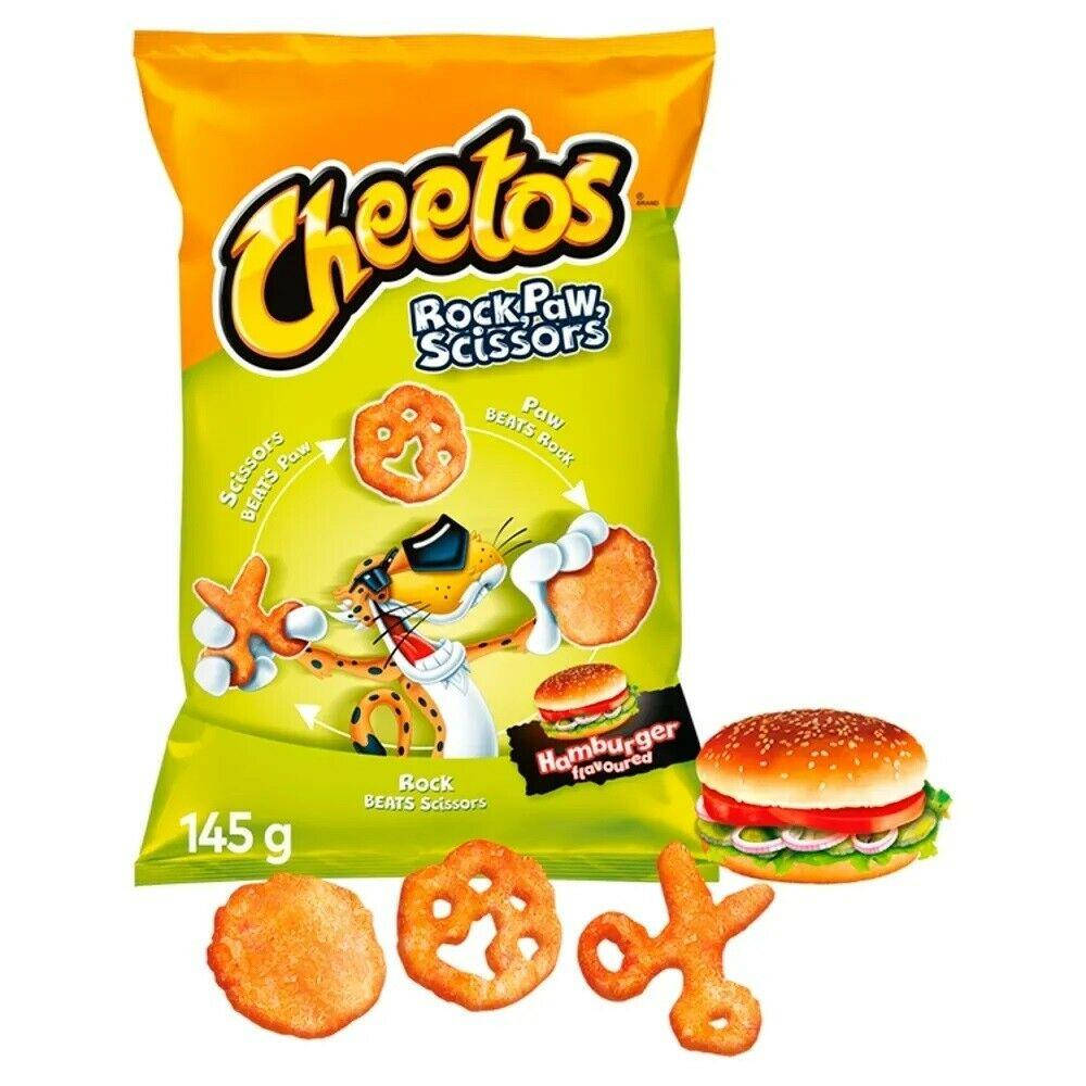 

Снеки Cheetos Rock Paw Hamburger 145g