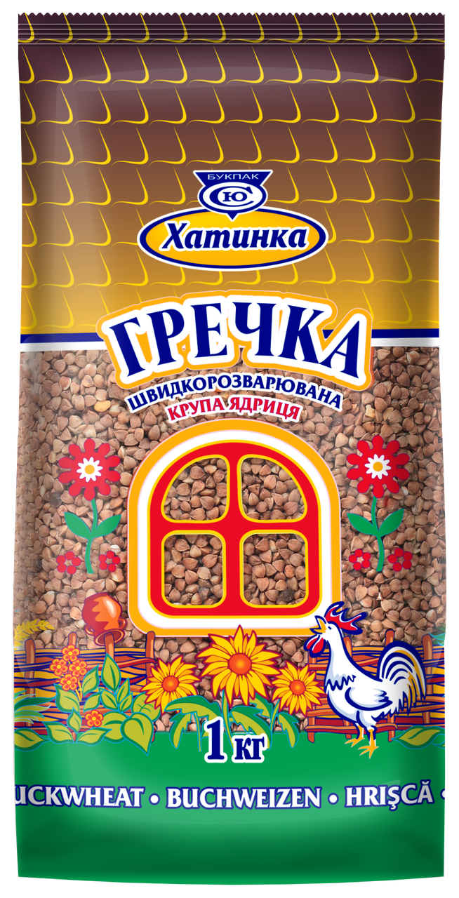 

Крупа гречневая ядрица (быстрого приготовления), ТМ Хатинка, 1кг