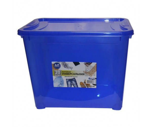 

Контейнер для зберігання речей "Easy Box" 20 л., 380*265*295 мм. (прозорий синій)