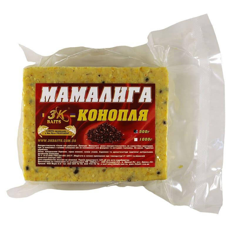 

Прикорм «Мамалыга» CANEPA (конопля)