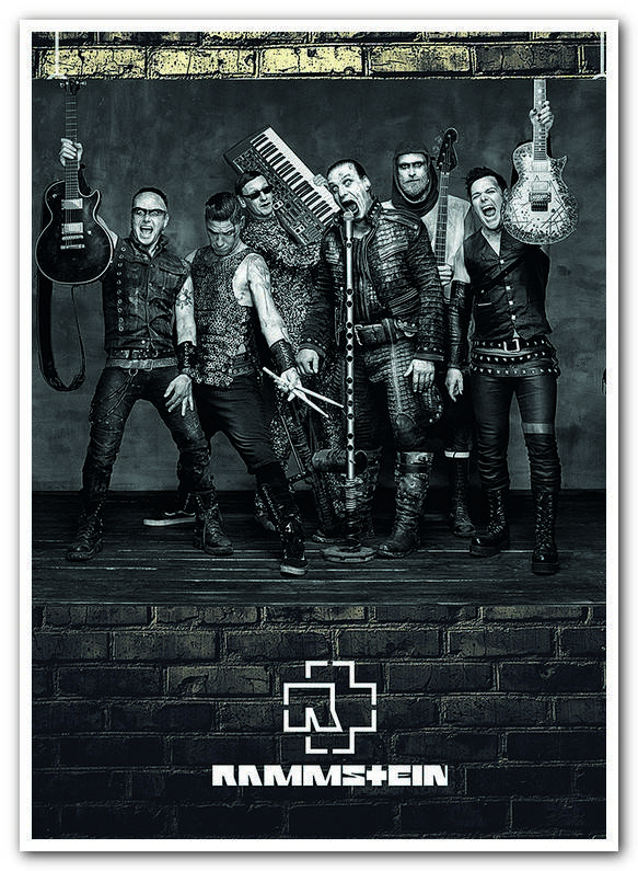 

Rammstein - Музыкальная группа плакат