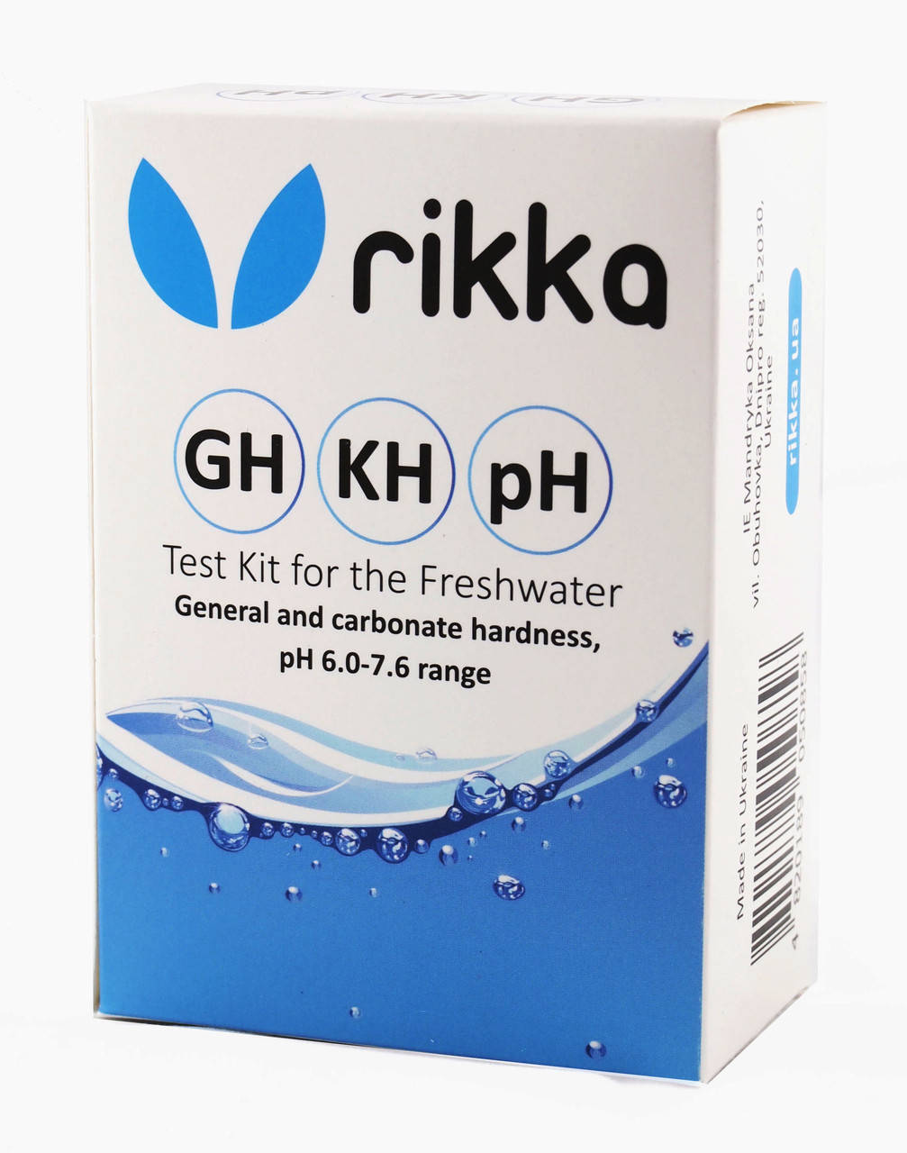 

Тест набор для пресной воды GH-KH-pH