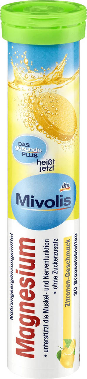 

Магний шипучие таблетки Mivolis, 20 шт. (Германия)