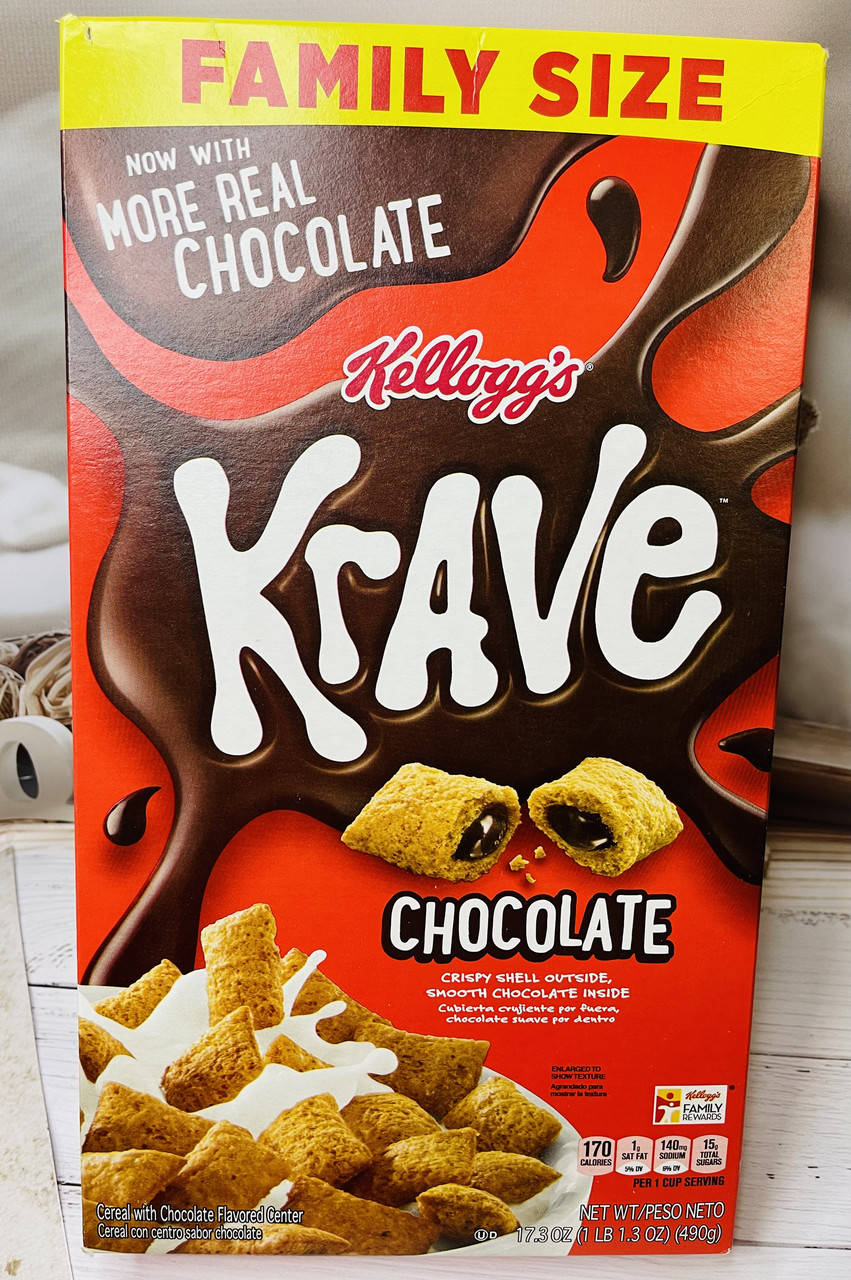 

Сухий сніданок хрумкі подушечки з шоколадом Kellogg's Krave