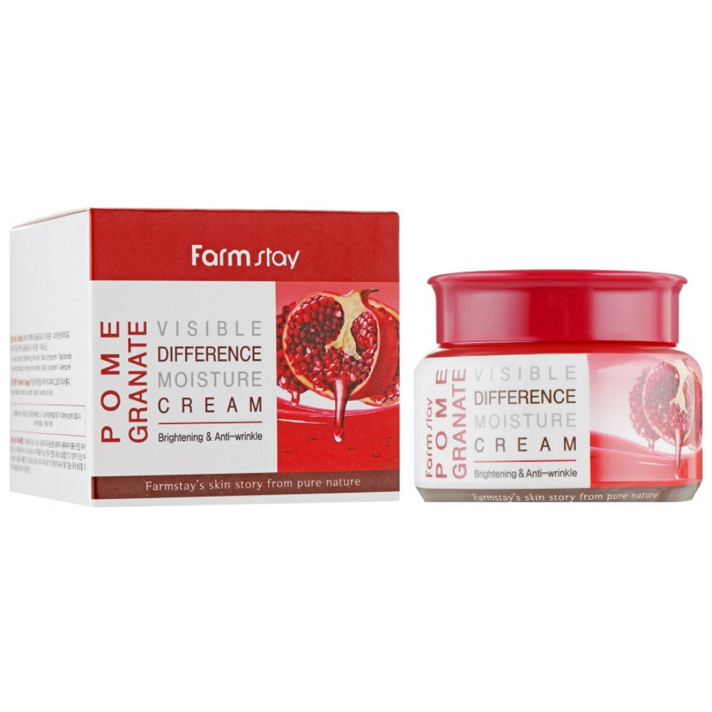 

Увлажняющий крем для лица с экстрактом граната Farmstay Pomegranate Visible Difference Moisture Cream 100 мл