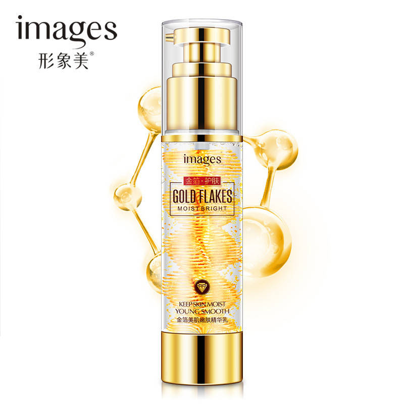 

Эссенция для омоложения кожи с золотом Images Gold Flakes Moist Bright, 60мл