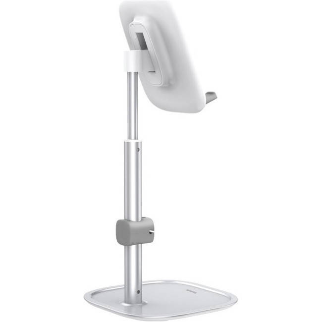 

Держатель подставка для смартфона BASEUS Literary Youth Desktop Bracket Telescopic Silver (SUWY-A0S), Серебристый