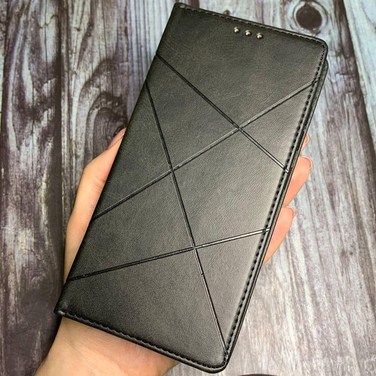 

Чехол-книга для Samsung Galaxy A51 карман кожа с магнитом чехол книжка на самсунг а51 черная, Черный