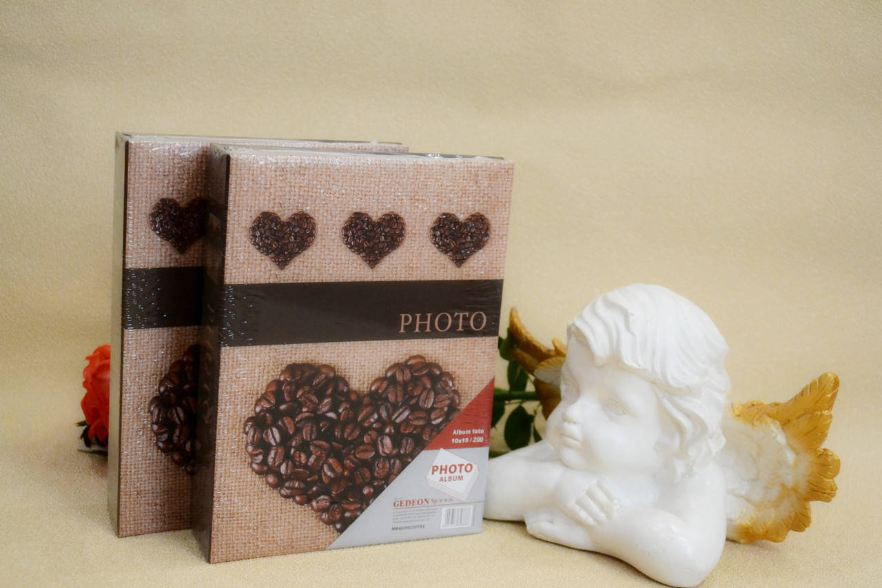 

Фотоальбом "Кофе - сердца", 200 фото 10х15