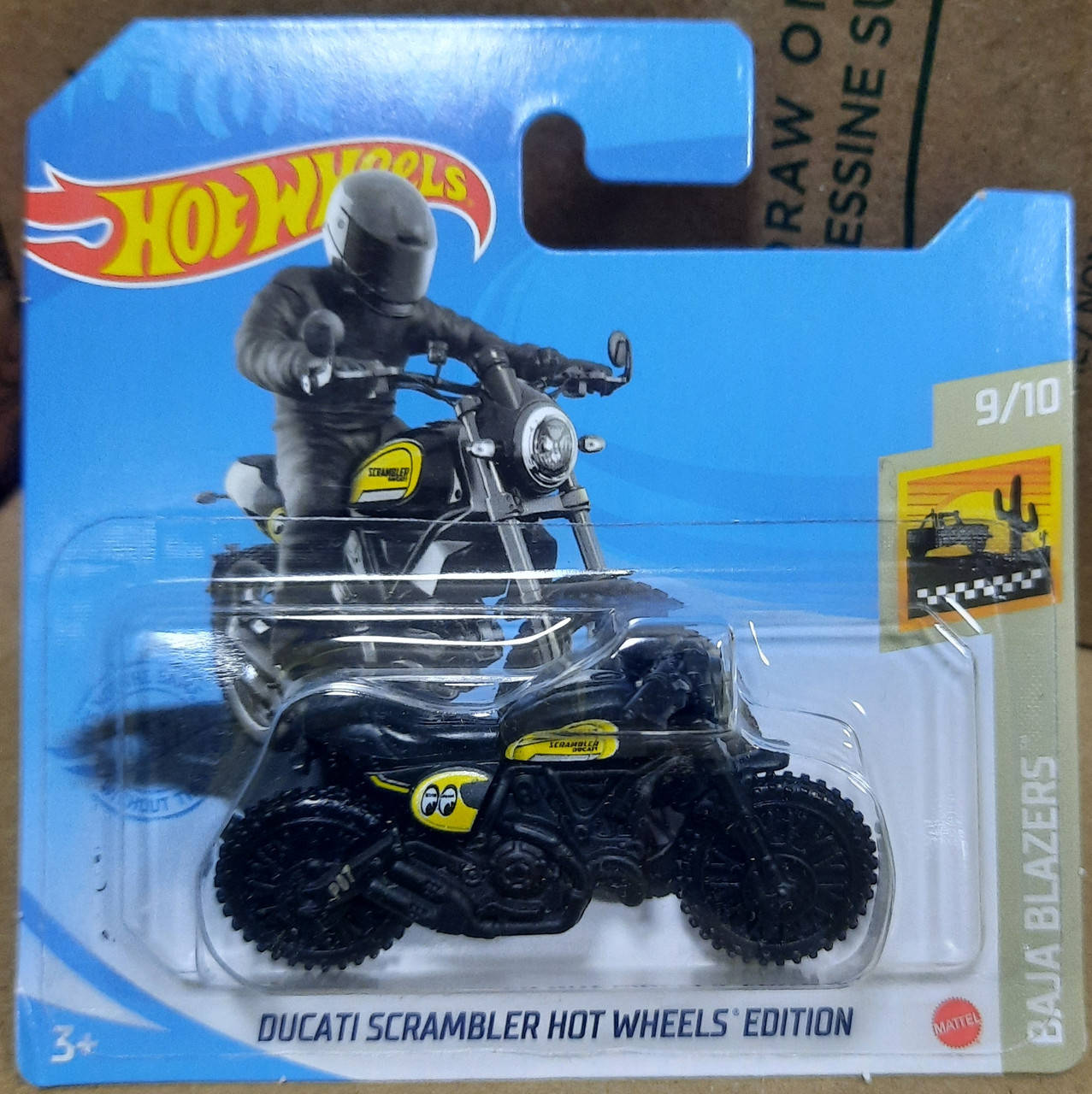 

Hot Wheels Baja Blazers 2021 Ducati Scrambler 9/10 169/250 GRX24 Мотоцикл Машинки базові колекційні Хот Вілс, Разные цвета