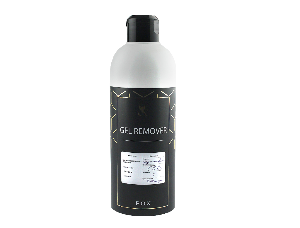 

F.O.X Gel Remover (жидкость для снятия гель-лака)500 мл