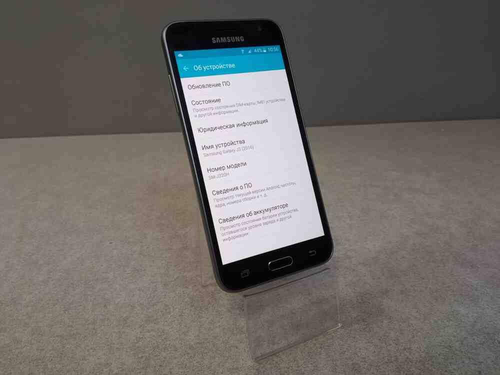

Мобильный телефон смартфон Б/У Samsung Galaxy J3 (2016) SM-J320H/DS, Black