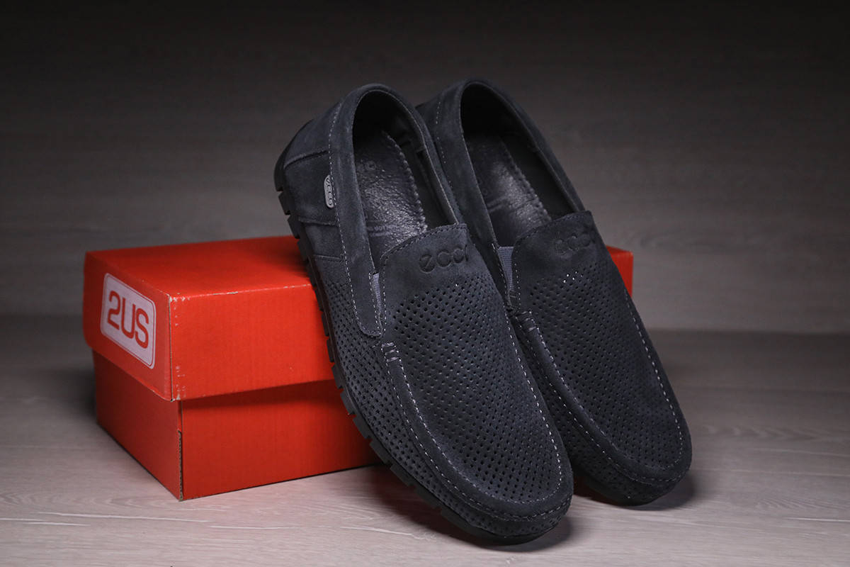 

Замшевые мокасины ECCO Grey Suede