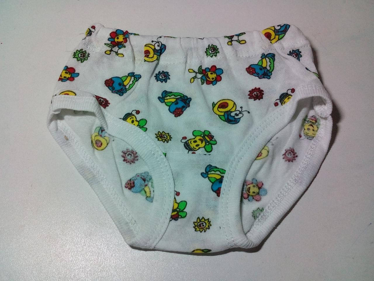 

Трусики для девочек, модель 250101100, рост 80-86, размер 52 / ПЧЕЛКИ И УЛИТКИ / трусы труси білизна, Белый