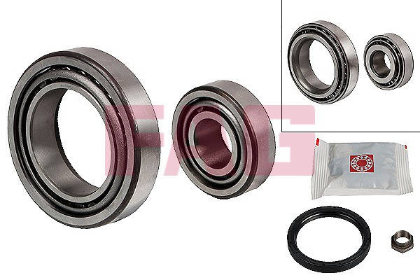 

Подшипник ступицы передней (FAG 713 6114 10) VW.T2-3 82-91г.комплект