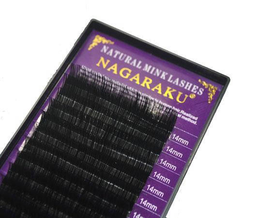 

Ресницы для наращивания Nagaraku чёрные (отдельные длины)