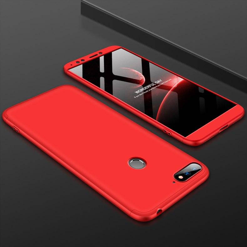 

Чехол GKK 360 для Huawei Y6 Prime 2018 (5.7") бампер оригинальный Red, Красный