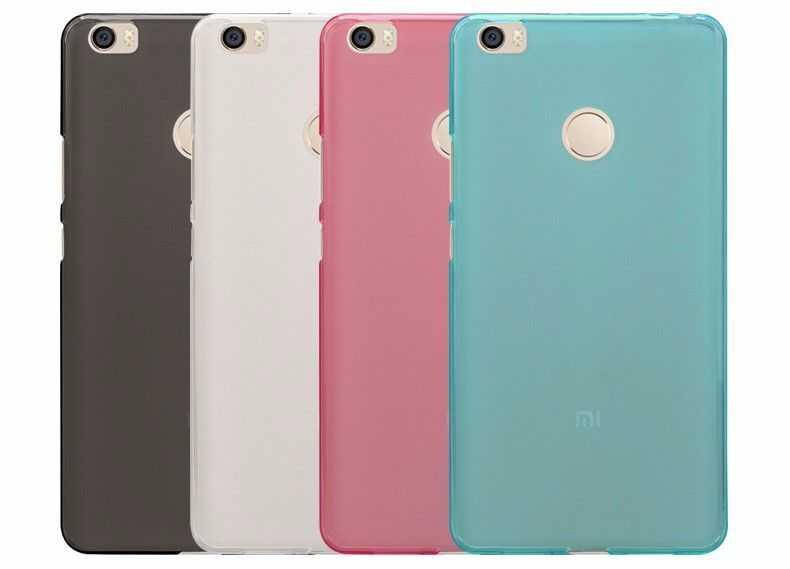 

Силиконовый чехол для Xiaomi Mi Max ( Сяоми Ми Макс ), Темно-серый