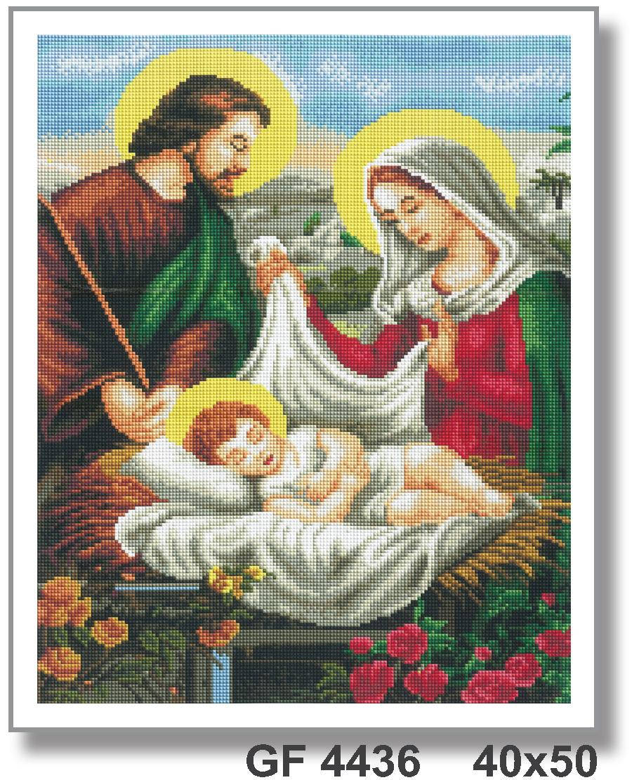 

Алмазна мозаїка "Свята сім'я" 40*50 см