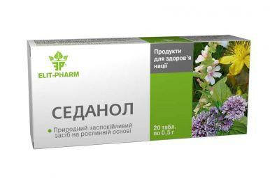 

Седанол (Элит-Фарм) 20 табл.