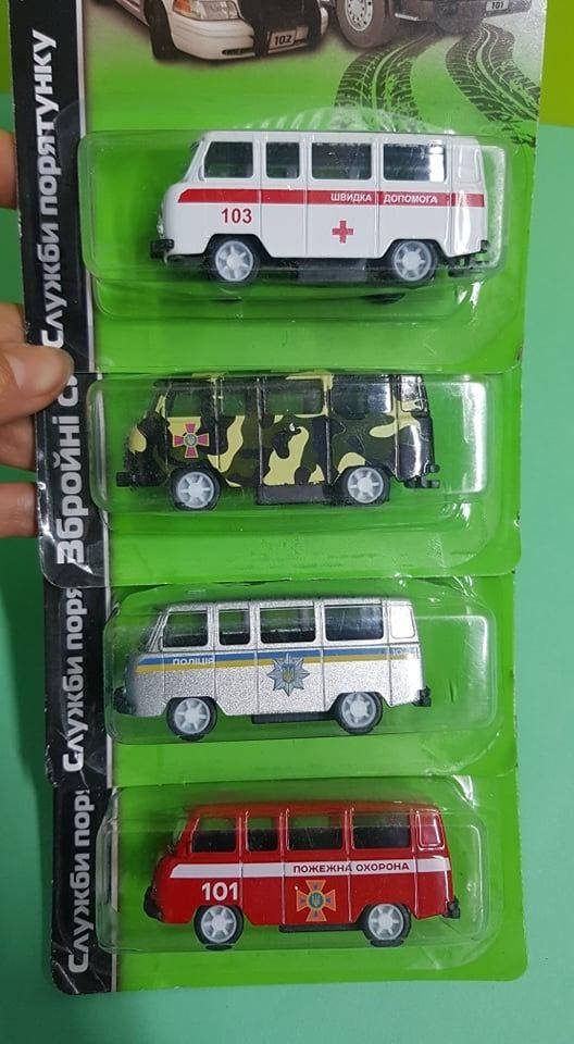 

Игрушка УАЗ-452 Буханка спецавто Автопром Микро, Разные цвета