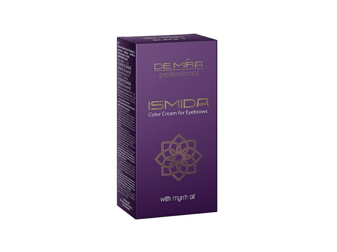 

DEMIRA Professional Крем краска для ресниц и бровей ISMIDA 3 (графит)