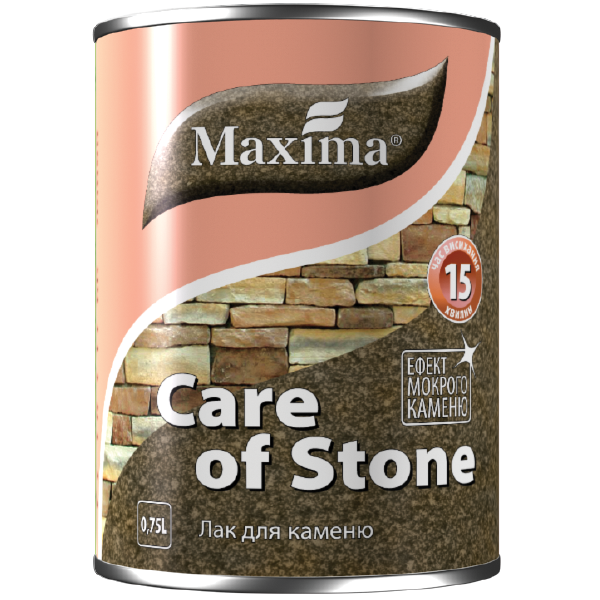 

Лак для каменю Maxima глянцевий 0.75л