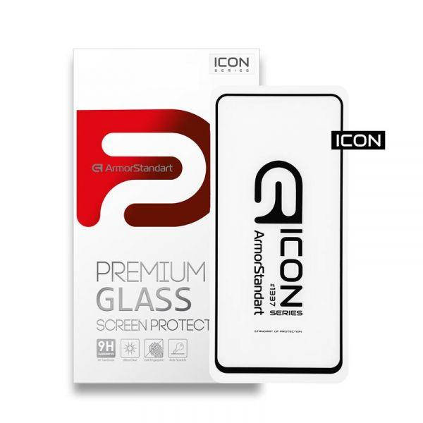 

Защитное стекло Armorstandart Icon для Xiaomi Redmi Note 9s/9 Pro/9 Pro Max Black, 0.33mm (ARM56278) (код, Черный