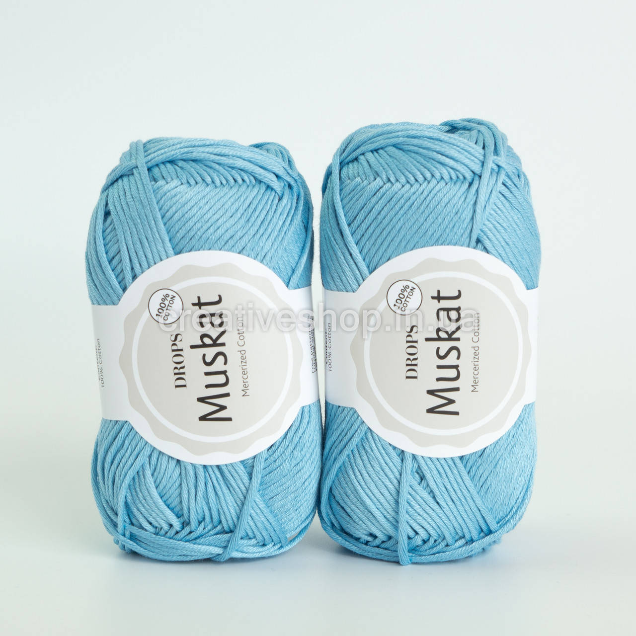 

Пряжа DROPS Muskat (цвет 02 light blue), Синий