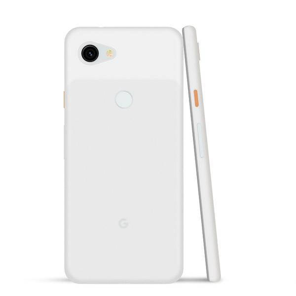 

Ультратонкий чехол для Google Pixel 3A Белый матовый пластик