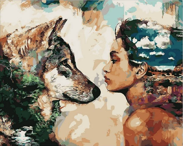 

Картины по номерам 40×50 см. Одной крови Художник Димитра Милан