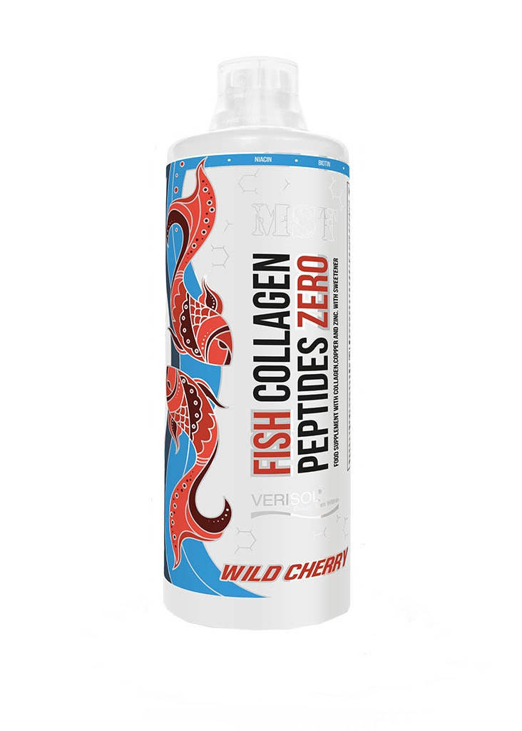 

MST Sport Nutrition, Коллаген Fish collagen peptides zero, 1000 мл Wild Cherry