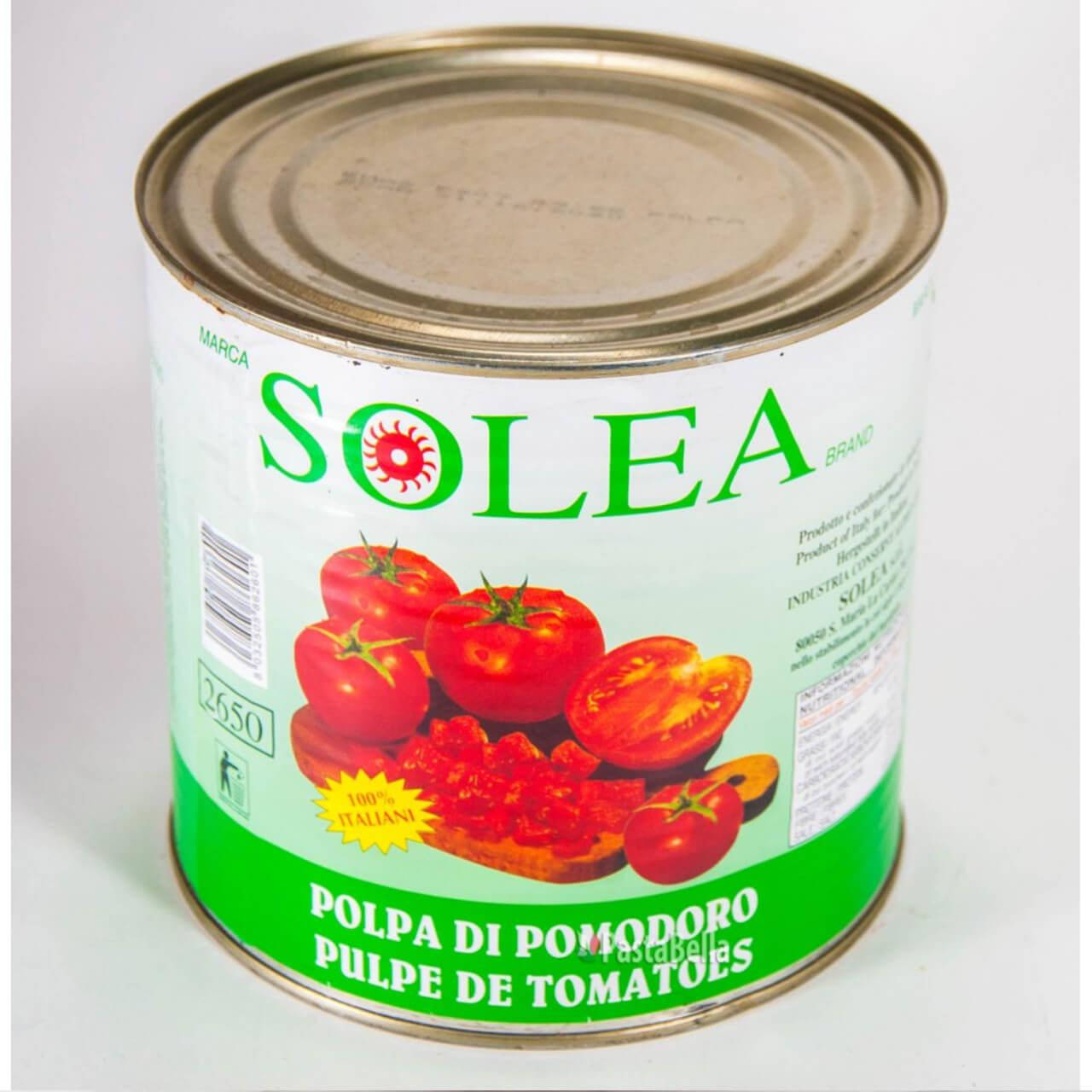 

Томаты очищенные Solea 2,5кг