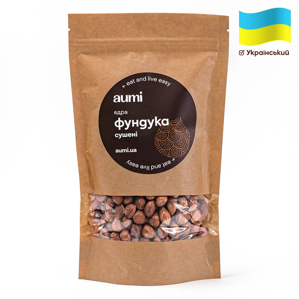 

Фундук ядро сушеное, 100г, калибр 11/15, сладкий сорт Барселона, УКРАИНА