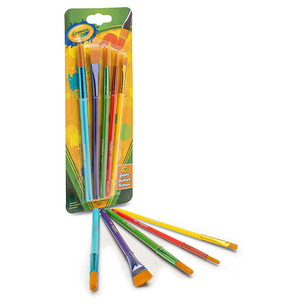 

Набор кистей для рисования Crayola 5 Assorted Paintbrushes 5 шт (300700), Разные цвета
