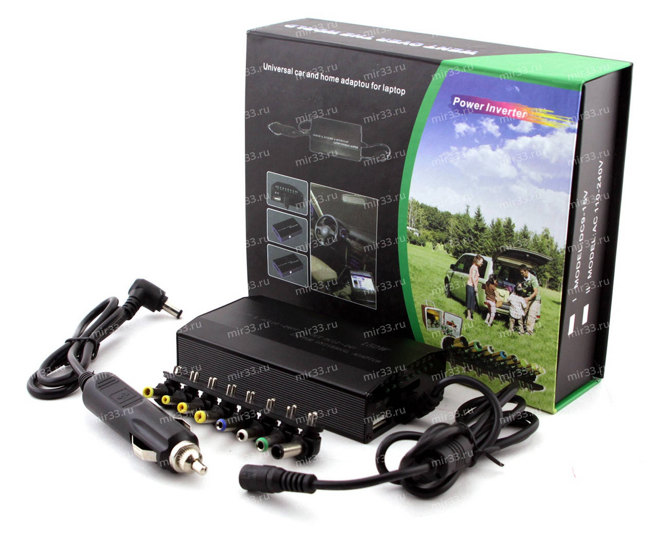 

Универсальное зарядное устройство для ноутбуков 120W Зарядка 220 + 12V