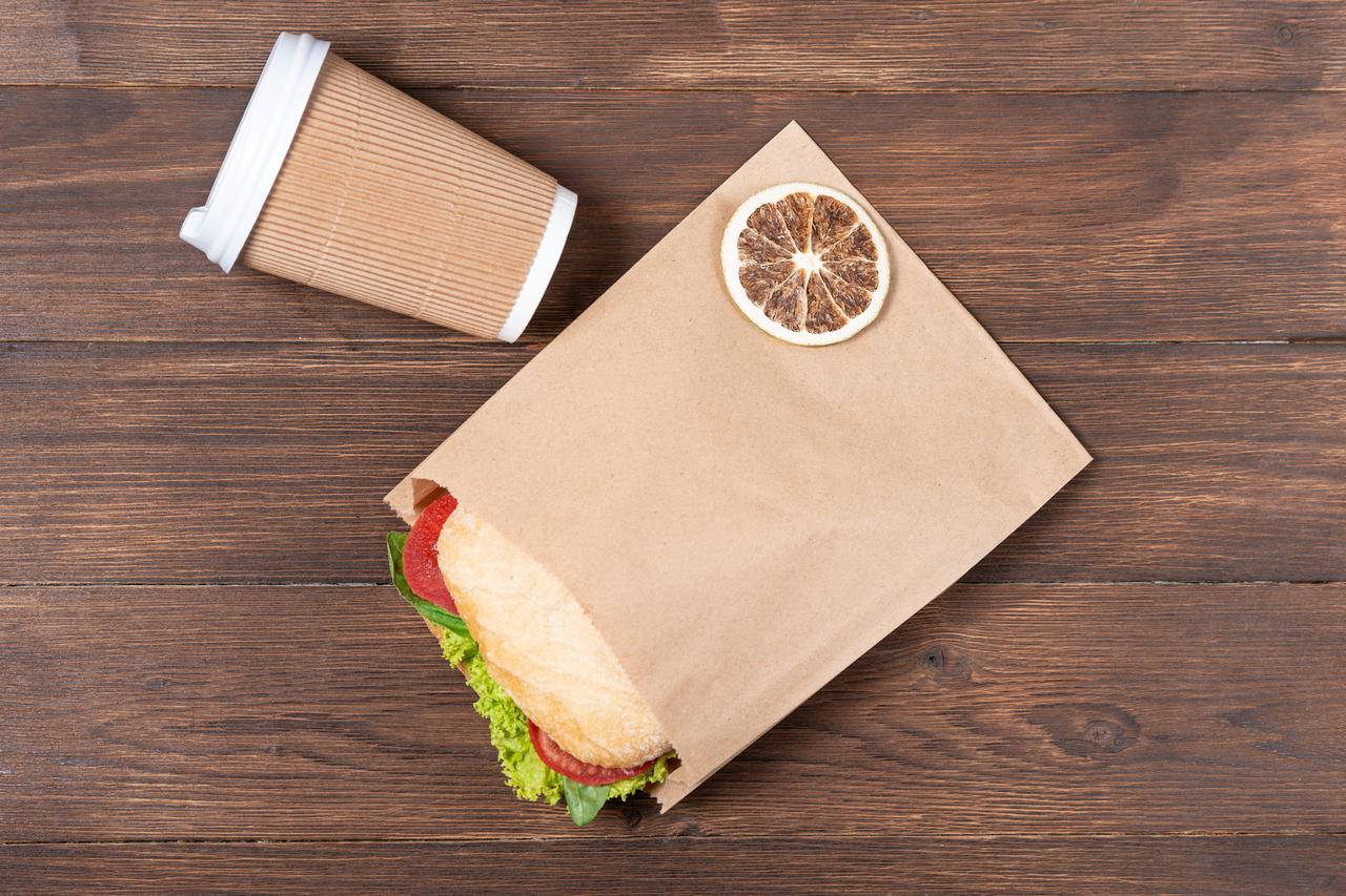 

Крафт пакет-саше бурый 170*30*230 мм Бумажные пакеты для бутербродов, Коричневый