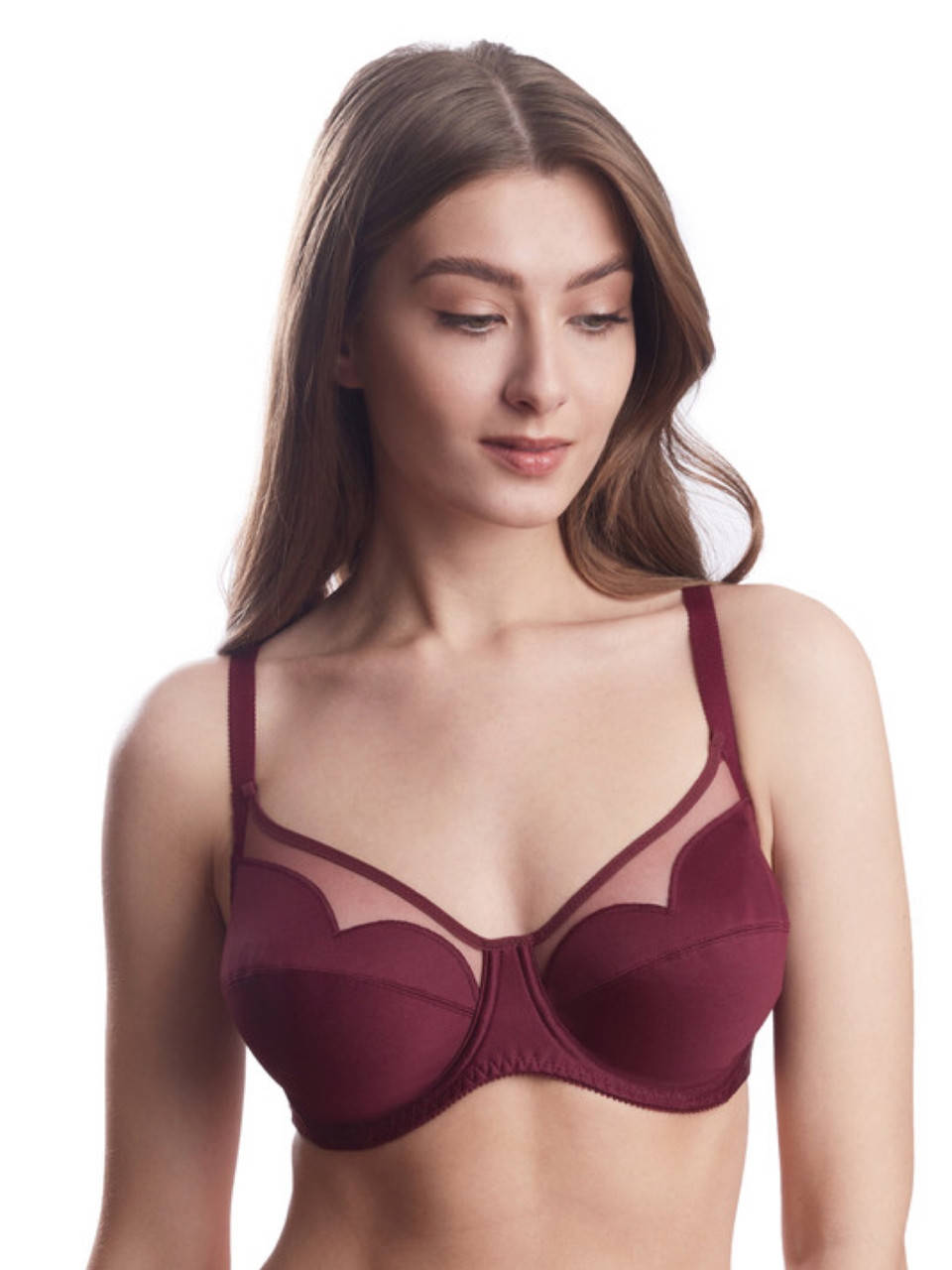 

Бюстгальтер Aveline 660310 Розовый гранат 95G, Бордовый